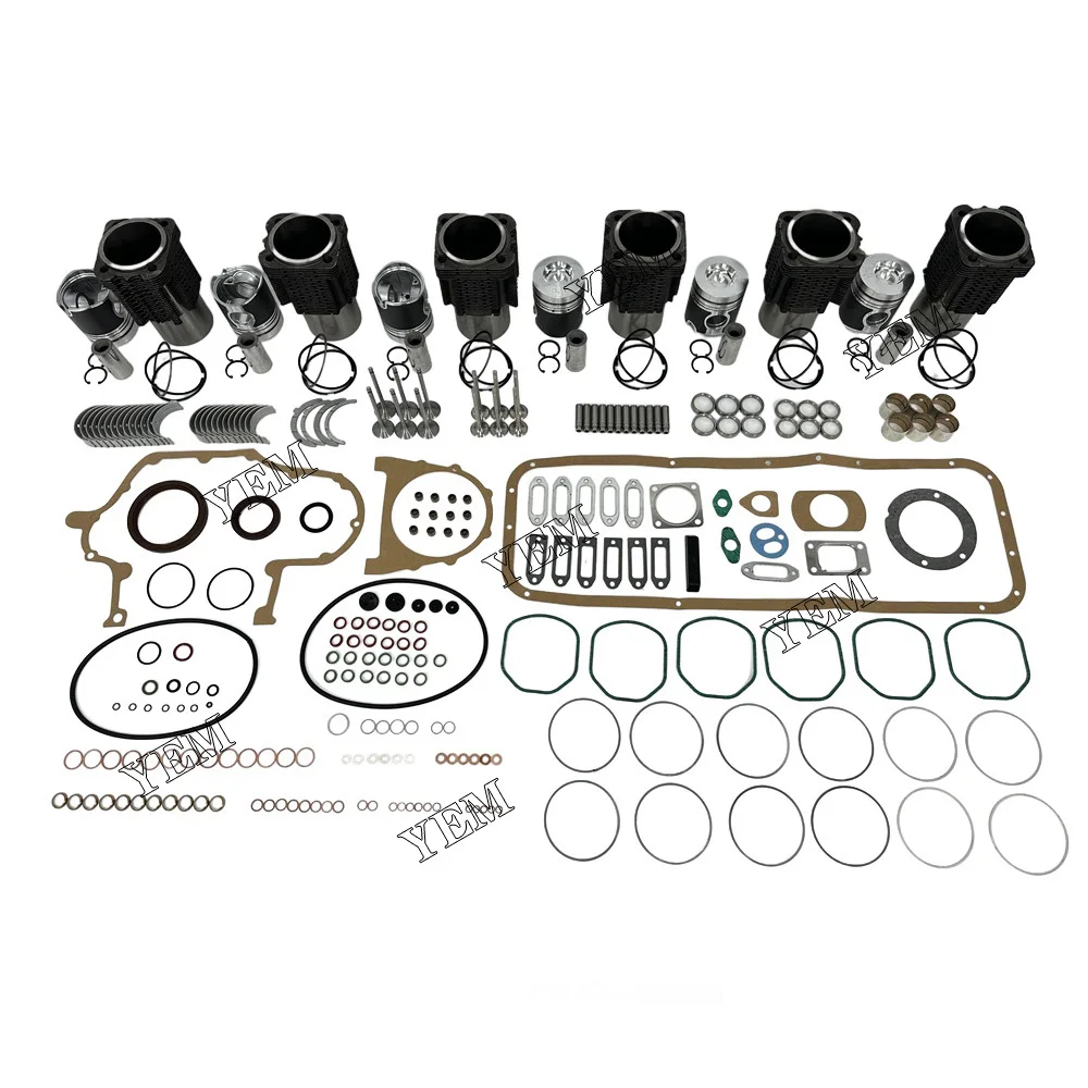 

Комплект для капитального ремонта BF6L913, комплект гильз цилиндров с комплектом прокладок подшипников и клапаном для двигателя DEUTZ.