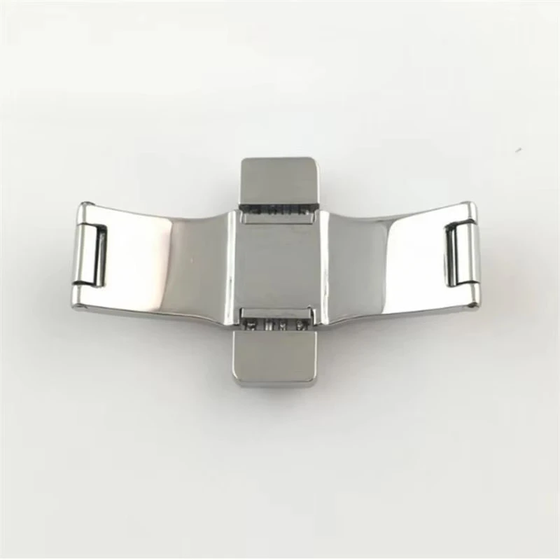 Watchband Buckle Clasp Watch Accessories for Tissot T1853 T035617 T035439 Stainless Steel Buckle Double Press Butterfly Buckles