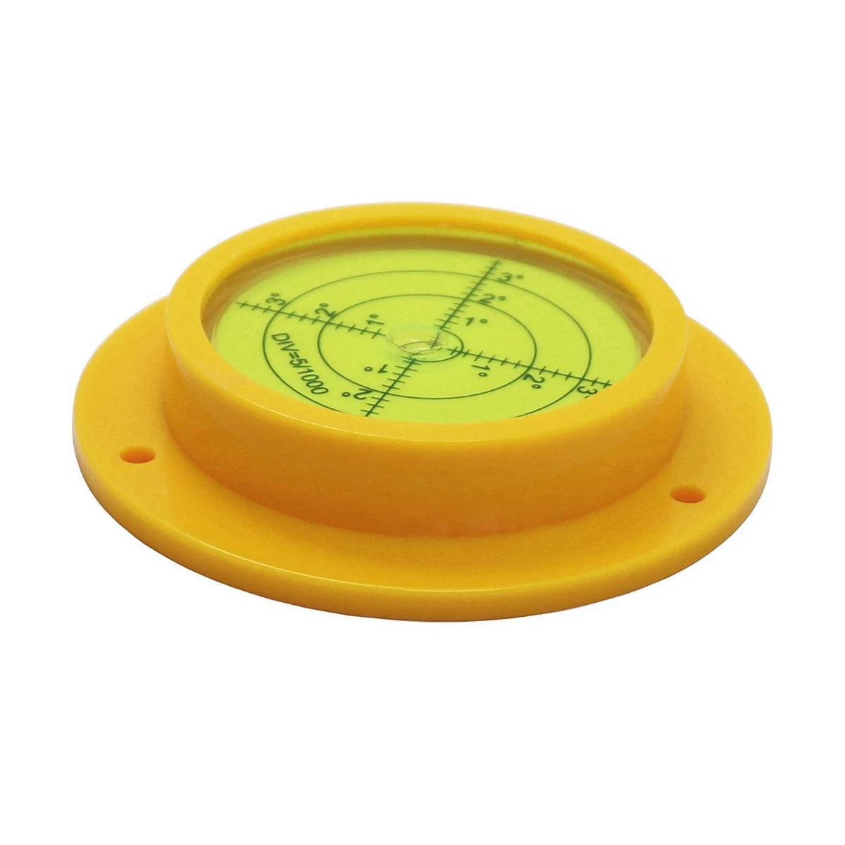 Round Bubble Level, 90X17mm High Precision Circular Spirit Level with 3 Mounting Holes, Measuring Instrument Tool