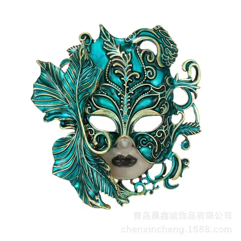 Amazon new exaggerated mask styling brooch accessories personality style three-dimensional suit jacket pin accessories