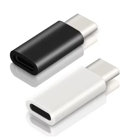 Lighting To USB Type C Mini Adapter for IPhone 11 12 13 Pro Max Samsung S20 S21 Ios To Typec Otg Jack Charging Converter