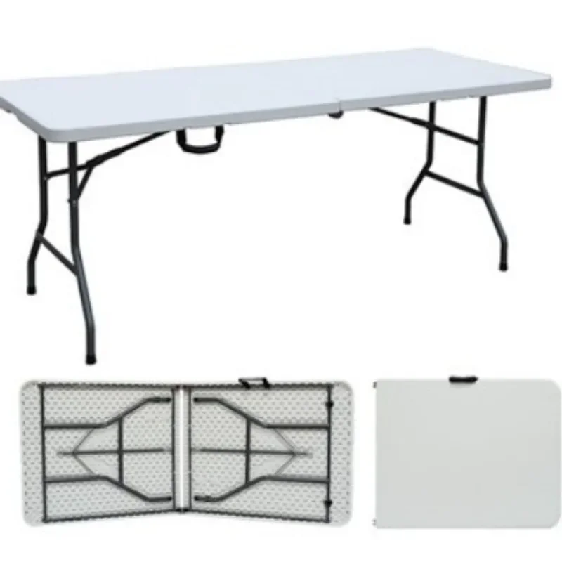 Outdoor folding table, plastic table for night market stalls