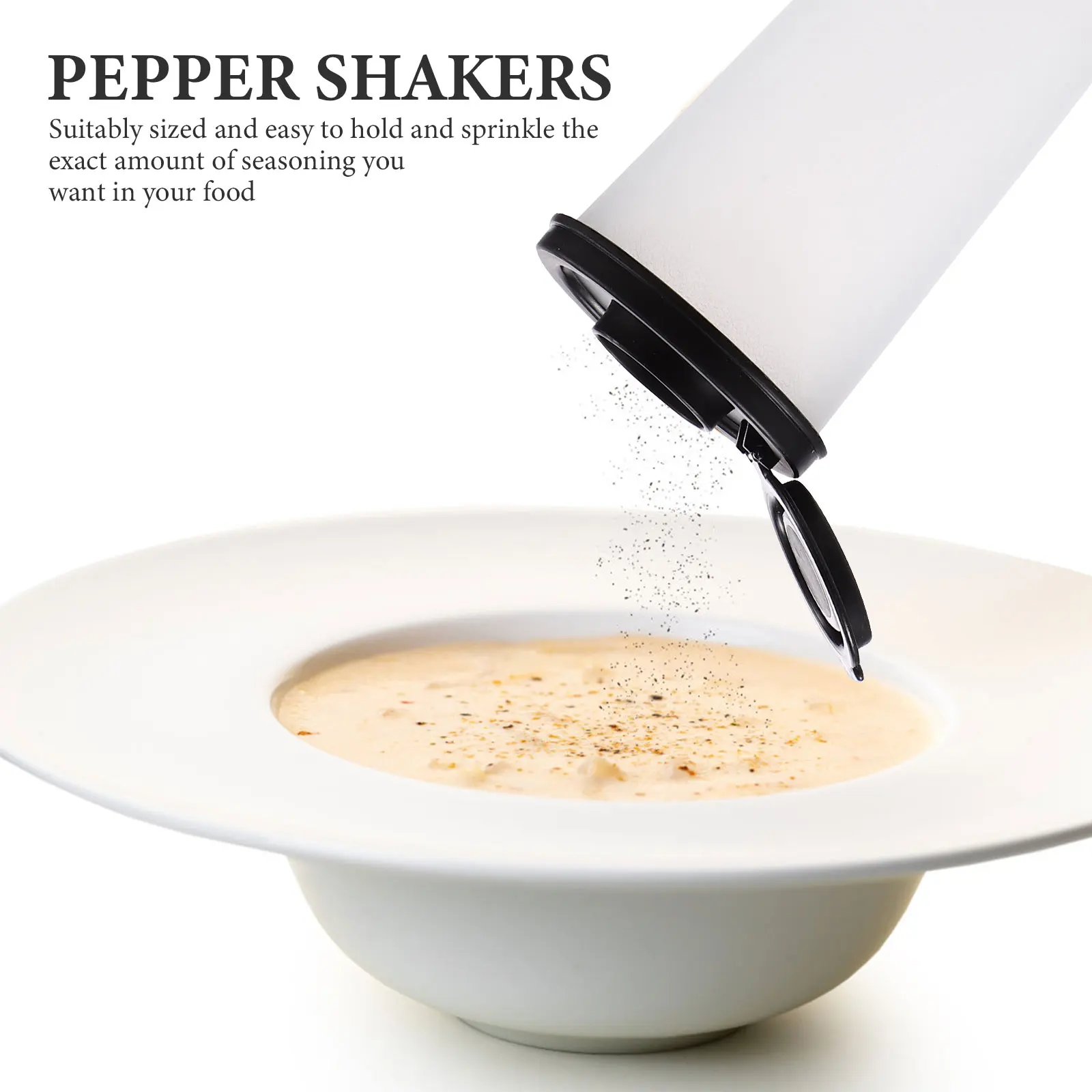 

2pcs Spice Containers Portable Salt Pepper Kitchen Camping Condiment Bottle Dry Storage seasoning jar