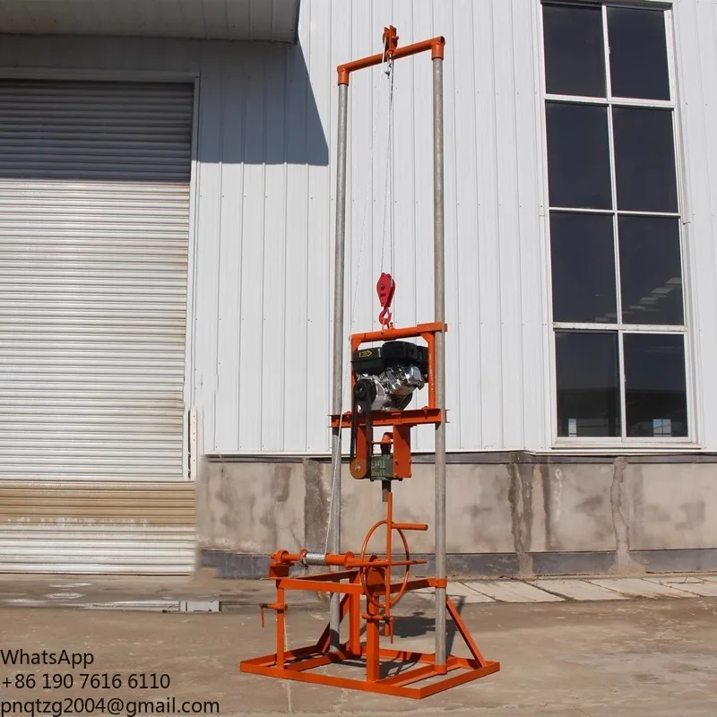 Pile foundation acoustic detection pipeline dredging Water well drilling rig Small Drill bit Concrete filling Blockage cleaning