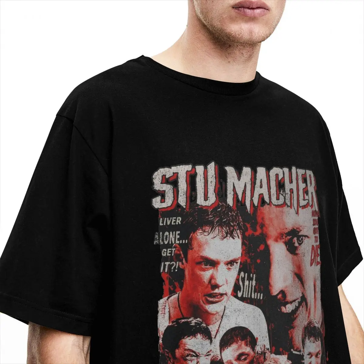 Stu Macher Scream Movie for Men Women T Shirts Merchandise Cool Tee Shirt T-Shirts 100% Cotton Christmas Present Clothing