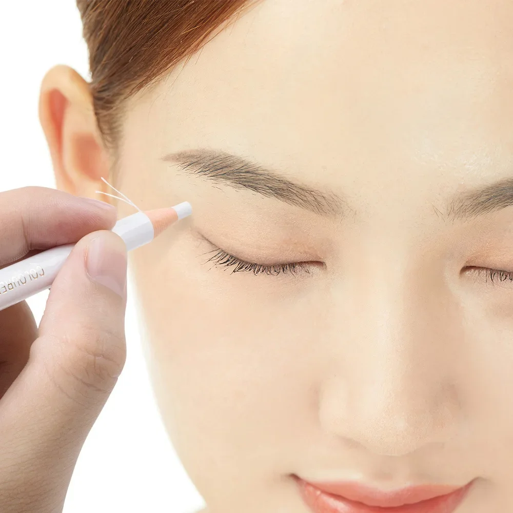 1pcs White Eyebrow Pencil Waterproof Microblading Peel-off Water-Resistant Eyebrow Eyeliner Eyeshadow Makeup Position Tools