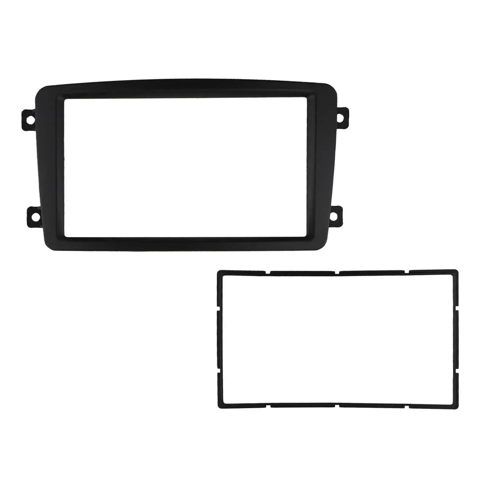 New High Quality Car Radio Fascia For Mercedes W203 W209 2 Din Car Radio Fascia DVD Panel Frame DVD Panel Frame DVD Panel Frame