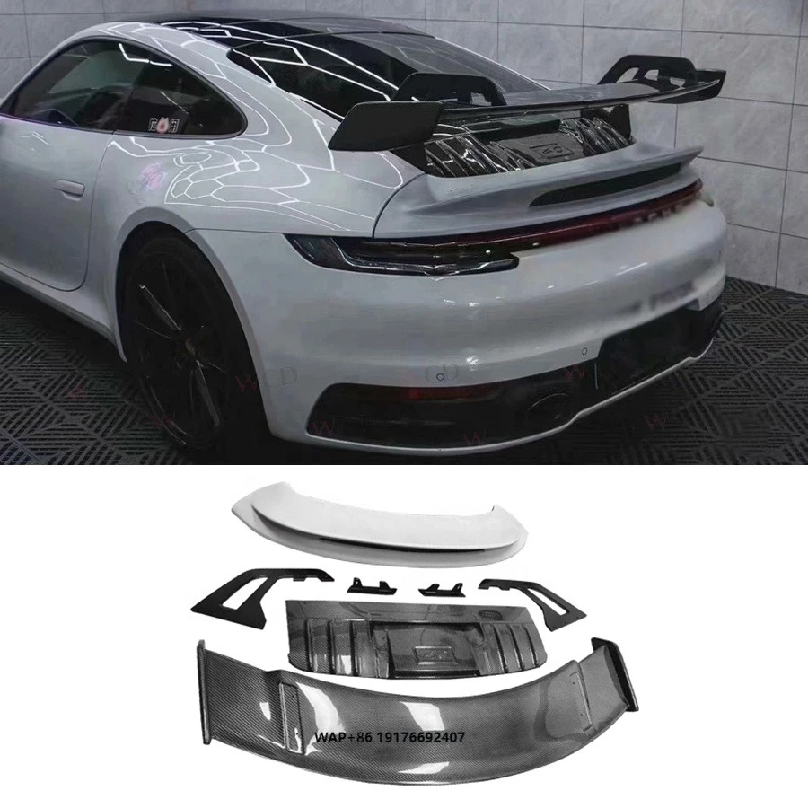 

GT3 Style Carbon Fiber 992 Rear Spoiler forPorsche Carrera 911 992.1 992.2 Rear Spoiler Tail Wing Body Kit