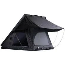 Lightweight Aluminum Hardtop Tent: Auto-Folding Triangular Design for SUVs