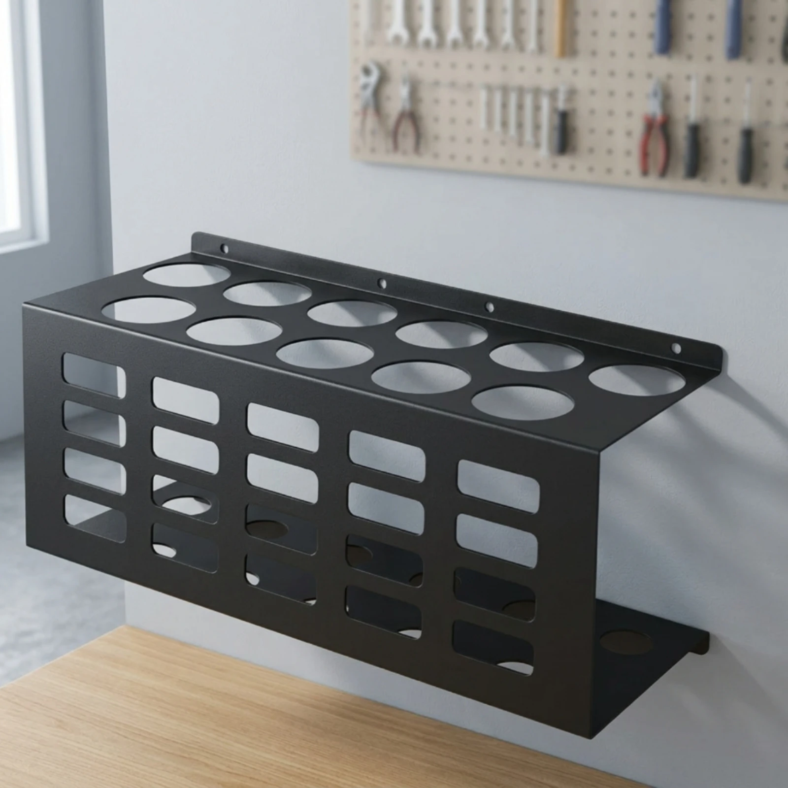 Sealant Tube Storage Rack Screw Mount Sealant Tube Rack Work Van Organizer Space Saving Easy Installation