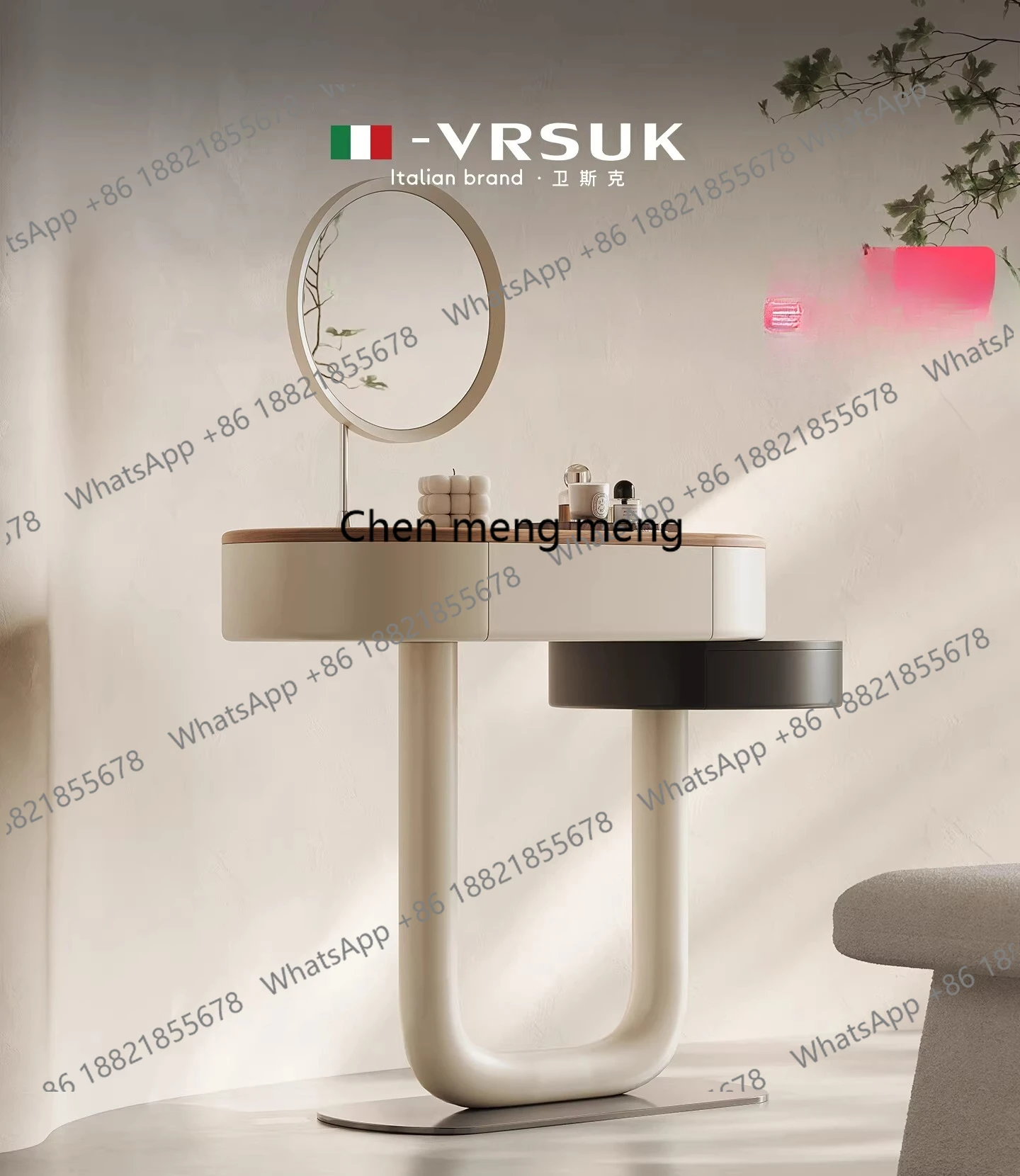 

Dresser Bedroom Household Small Apartment Premium Cream Style Makeup Table Spot