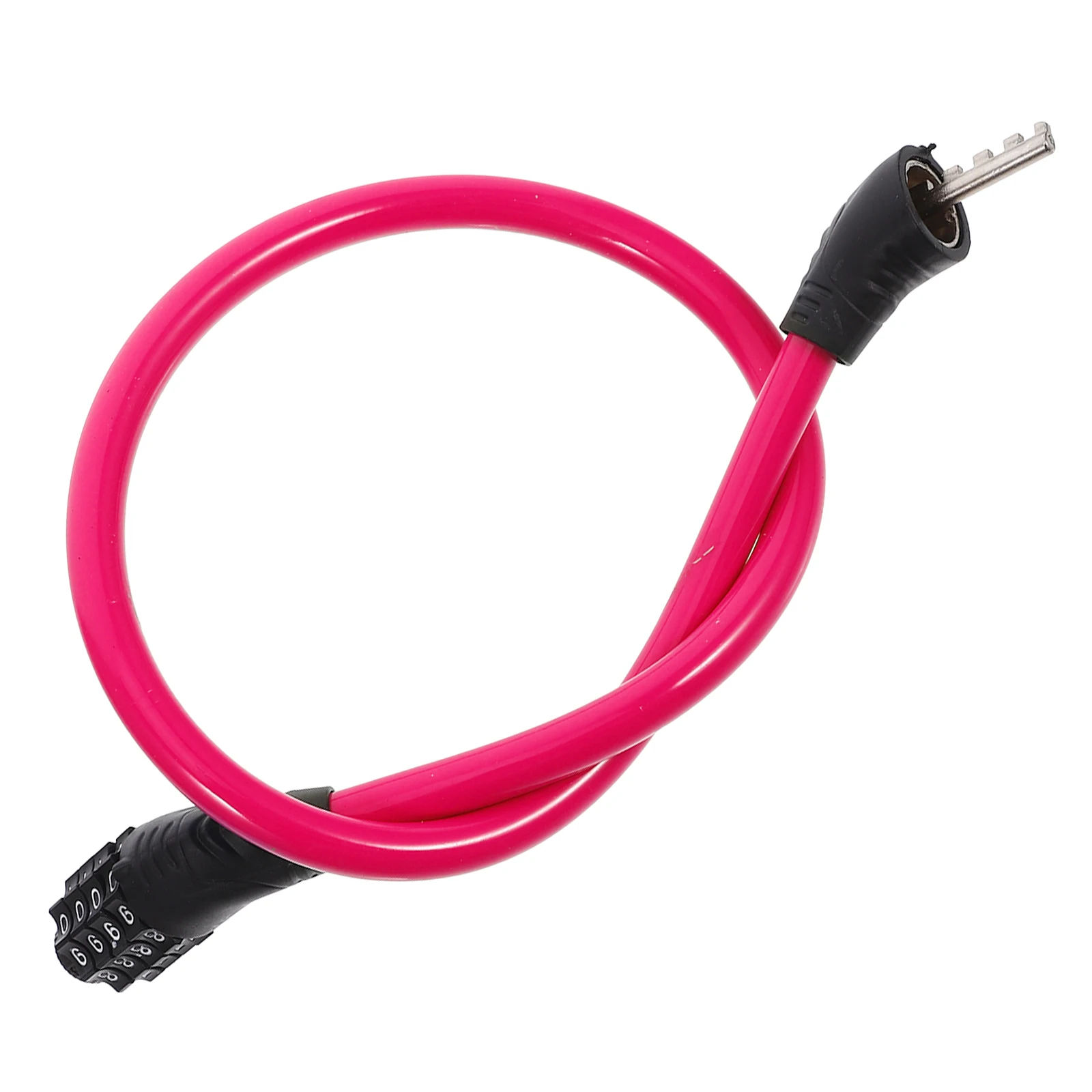 

Bike Lock Cable Locks for Bicycle Scooter Pink Steel Sturdy Durable Portable Anti Theft Chain Lock for Travel Luggage Sports