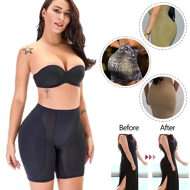 Women Butt Lifter Shapewear Buttock Sheath Fake Padding Panties Panty Shorts Thigh Trimmer Shape Wear False Hip Pads Enhancer