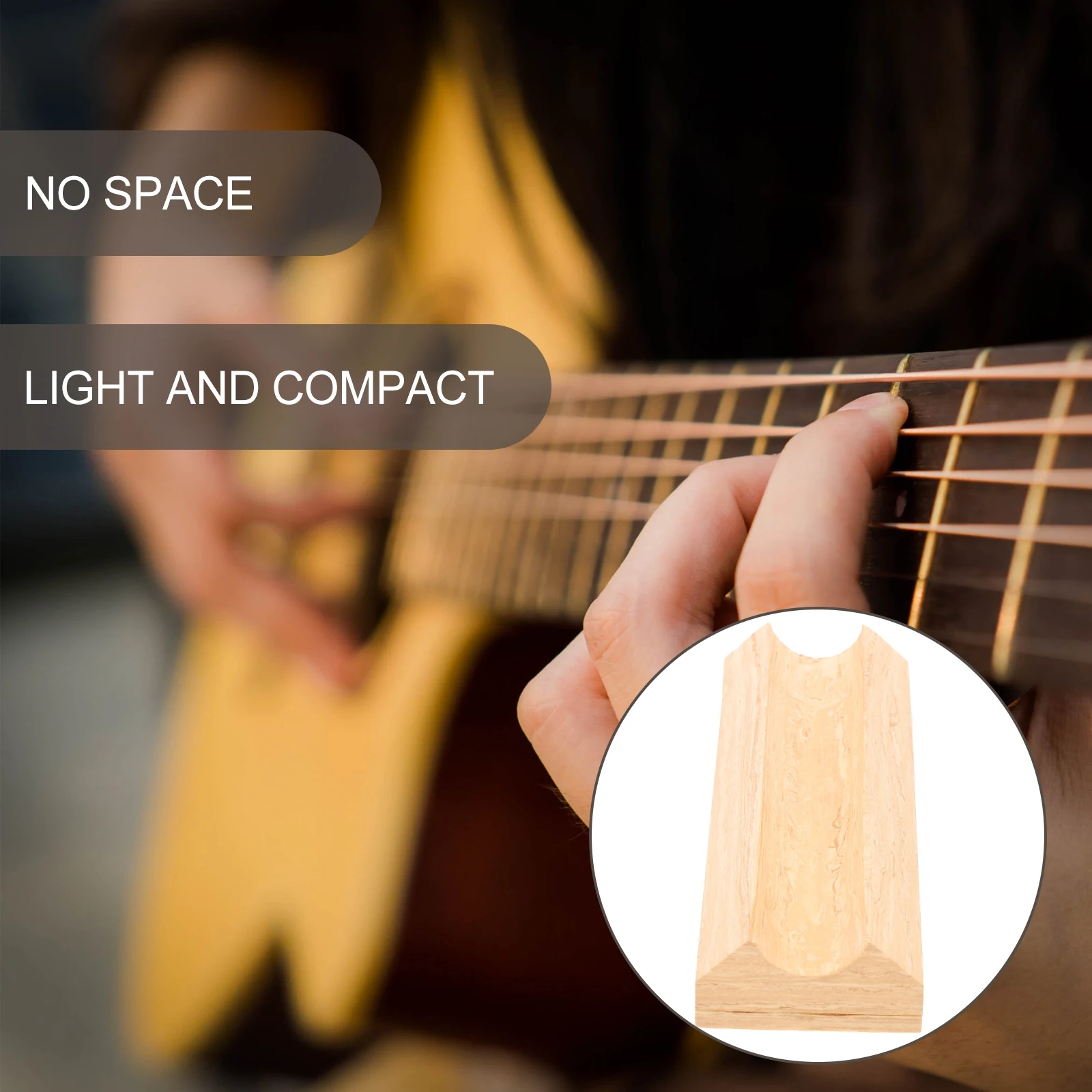 

Guitar Support Pillow EVA Material Convenient Guitar Neck Rest for Electric Guitar and String Instruments