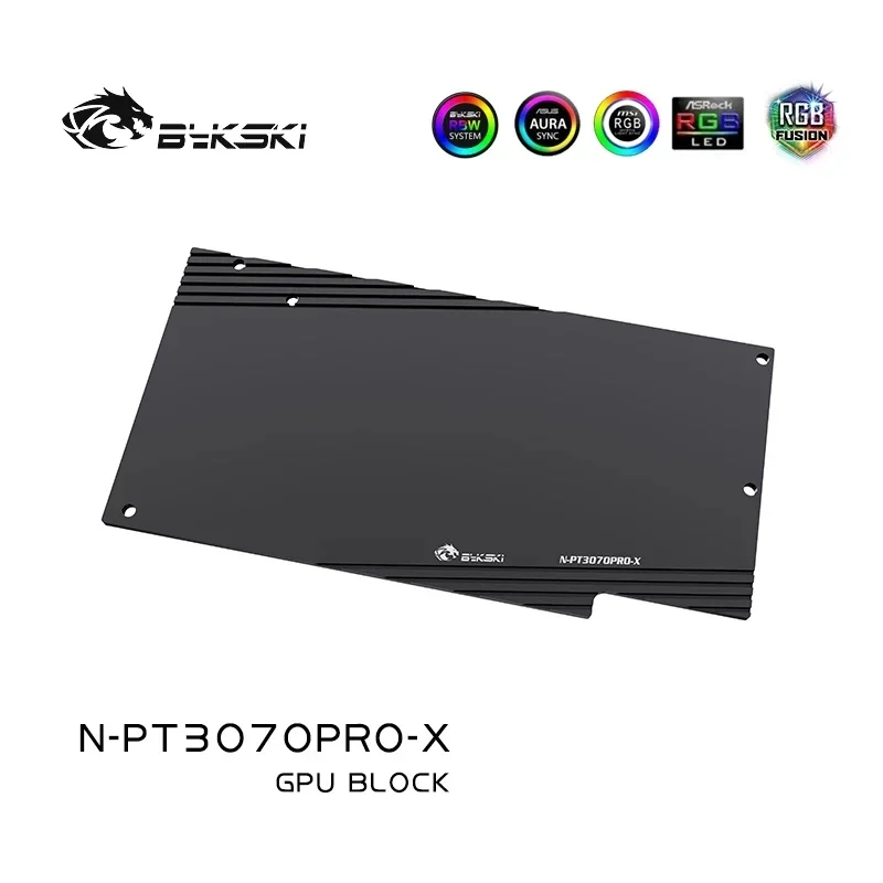 Bykski N-PT3070PRO-X GPU Water Cooling Block for Palit RTX 3070/3070ti/3060Ti Gaming Pro OC Graphic Card / VGA Block GPU Cooler