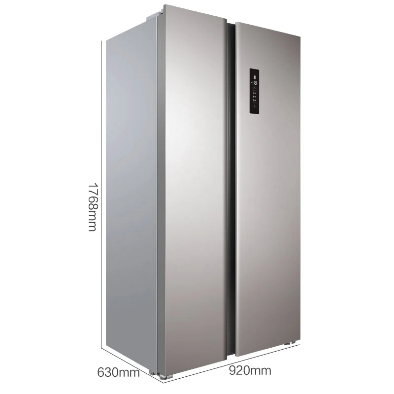 519L Double-door Air-cooled Frost-free Gray Premium Design Refrigerator