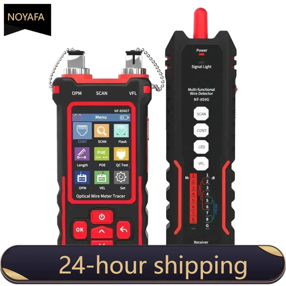 

NF-859GT Line Finder Network Cable Length Breakpoint Test Red Light Power Meter Integrated Machine Multi functional Line Finder