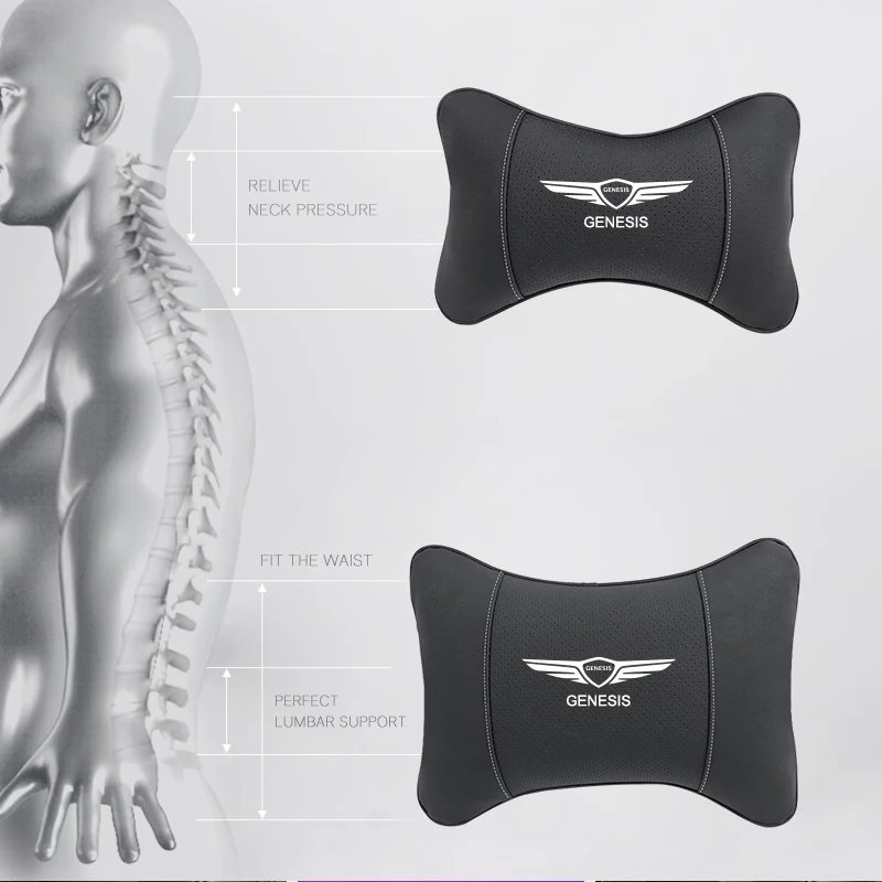 For Genesis Essentia GV80 Neolun G70 G90 GV90 GV60 X G80 GV70 Headrest Neck Support Lumbar Cushion Soft Neck Pillow Accessory