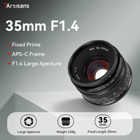 7artisans 35mm F1.4 Mark II APS-C Prime Lens For Sony E ZVE10 A6000 FX30 Fujifilm FX X-H2 Micro 4/3 epm1 Nikon ZFC Canon RF RP