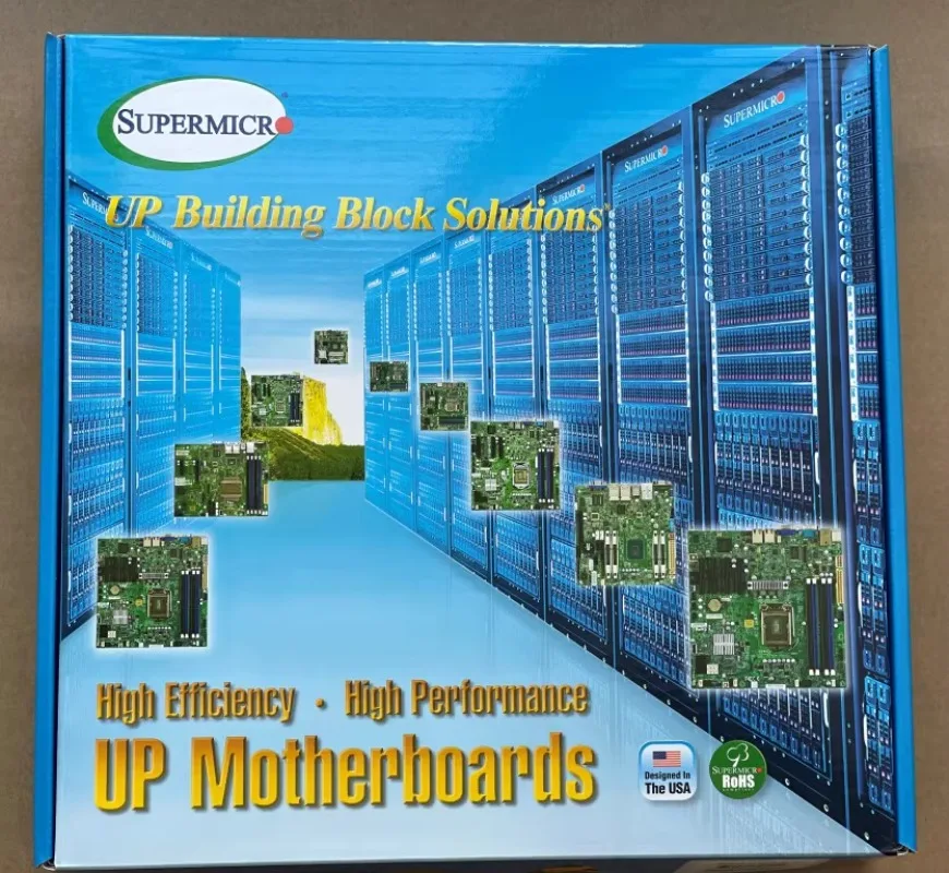 

AMI X11SCM-LN8F, 8-портовый гигабитный, двойной M.2, IPMI, SGX, C246, M.2, TPM, матрас