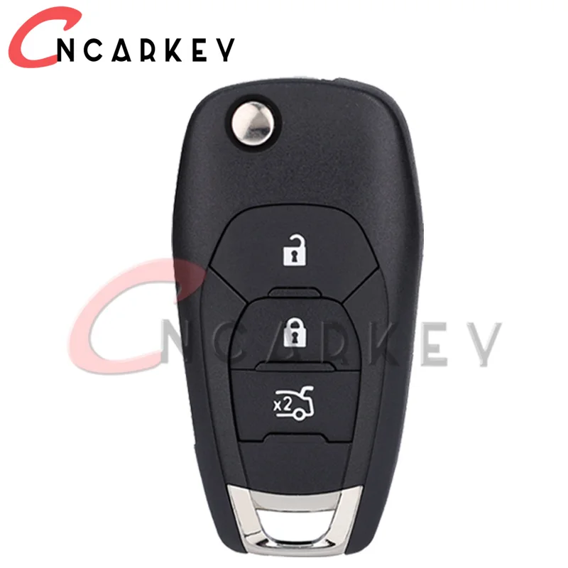 Remote Flip Key Fob Shell Case  2/3/4 Buttons For Chevrolet Cruze Aveo 2014-2018 Replacement Flip Cover Modified