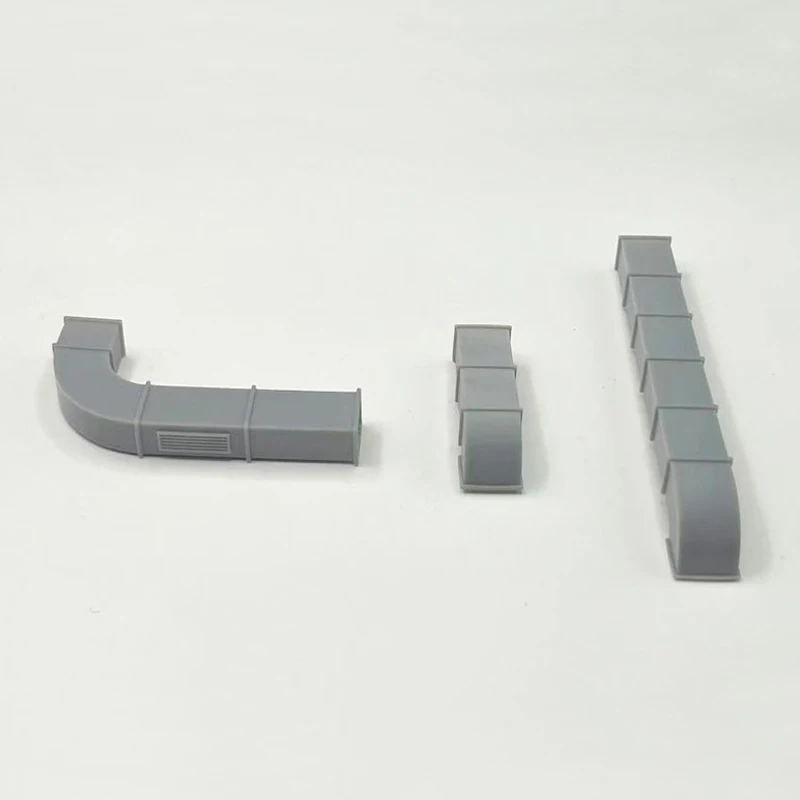 5PCS 1/64 Scale Resin Ventilation Duct Model Miniature Pipeline Parts Building Roof Pipe Accessories for Simulated Scene Diorama