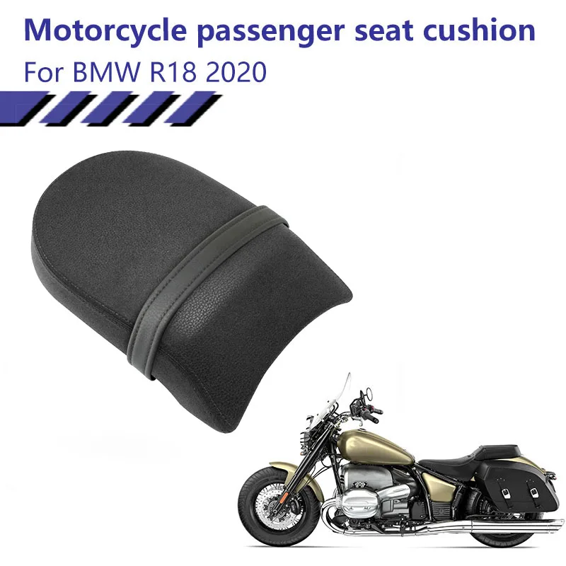 

Motorcycle Rear Passenger Seat Cushion Black Soft Artificial Leather Pad Cover Accessories for BMW R18 2020 Coussin De Siege