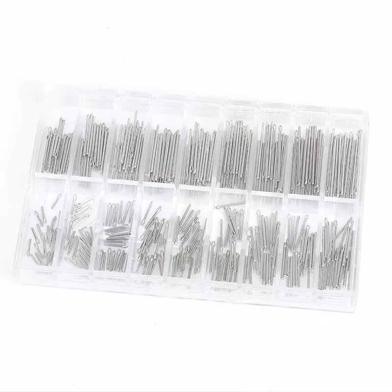 360PCS Stainless Steel Watch Band Link Pins Split Pin Connect Bar Hairpin Beads Watch Strap Repair Tool for Watchmakers - view 6