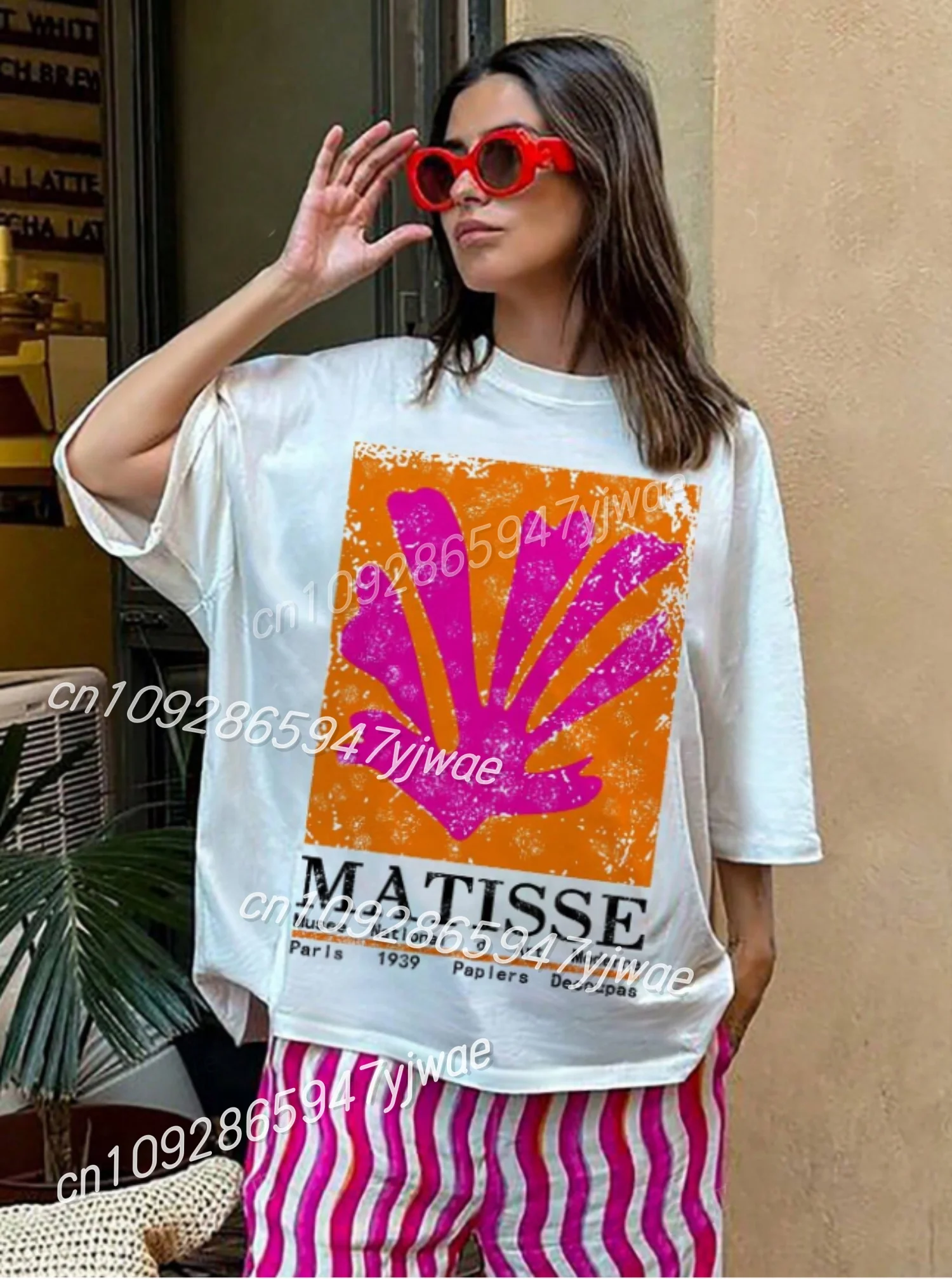 2025 frauen Sardine Gedruckt Harajuku Beliebte Casual Sommer lebensmittel Grafik T Shirts Straße tragen frauen Kleidung Y2k T tops