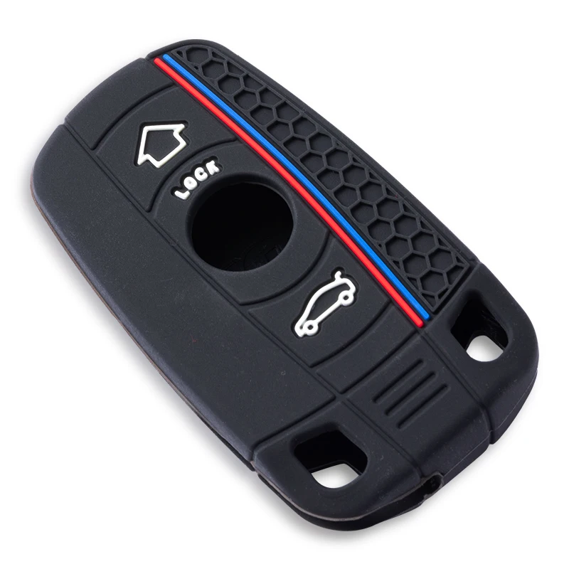 Soft Car Remote Key Case Cover For BMW E90 E60 E70 E87 3 5 6 Series M3 M5 X1 X5 X6 Z4 E71 E72 E88 E89 E91 E92 Accessories