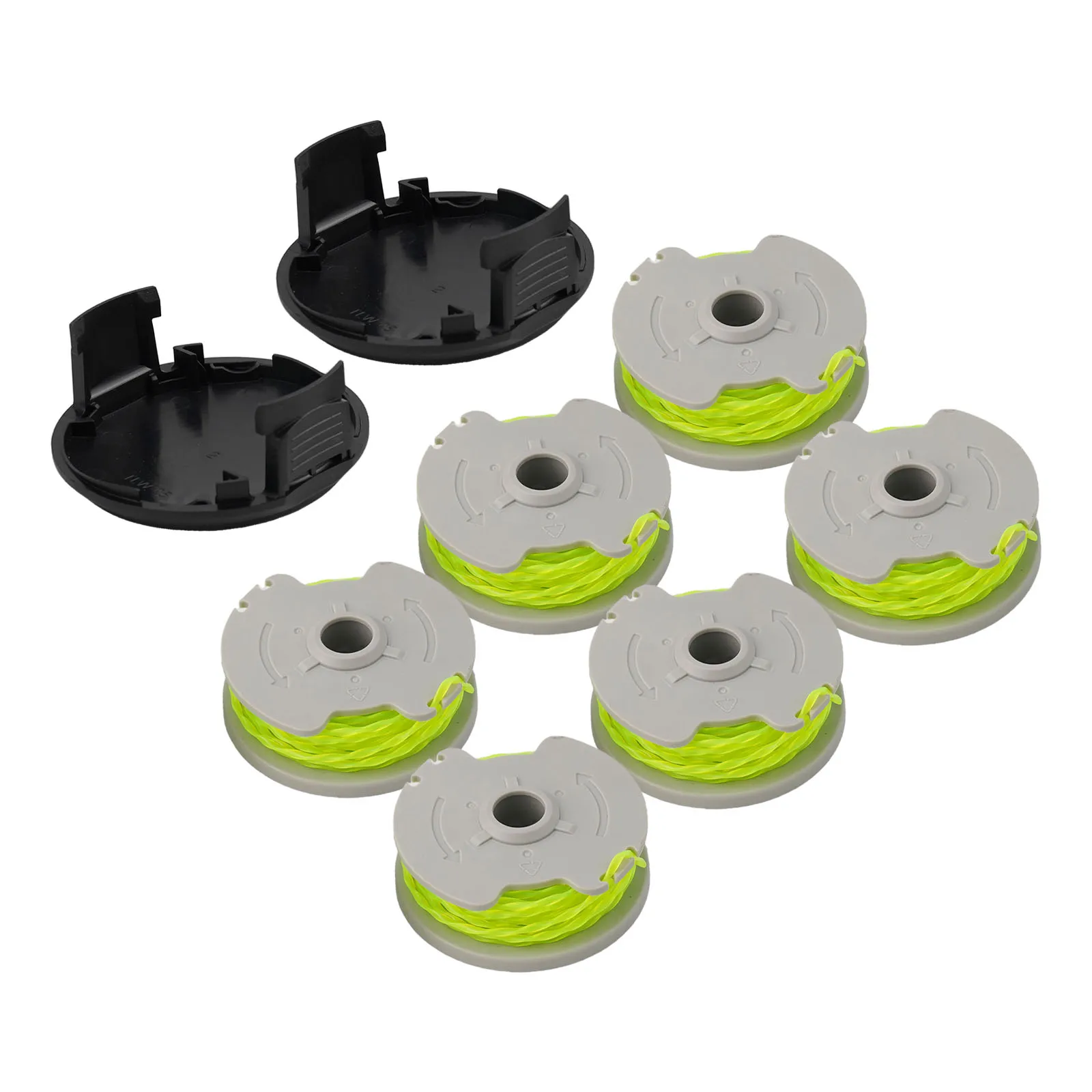 Sustainable Gardening Toolset Features a set of nylon spools crafted specifically for various string trimmer models