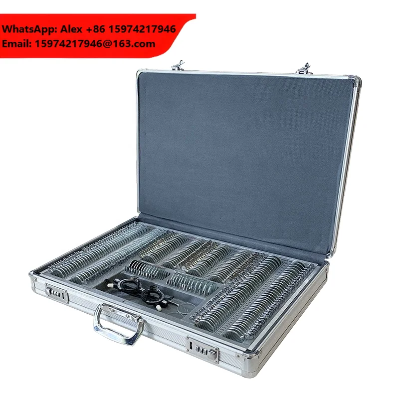 266 Pcs Complete Trial Lens Set Metal Ring TLS-266 By InnoVue Opto With Trail Frame For Professional Optometry Use