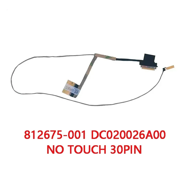 New genuine laptop LCD FHD EDP cable for HP Envy 15t-ae 15t-ae000 15-ae019tx 15-ae015tx tpn-c122 30pin 8knitted 0.75 001 dc02002