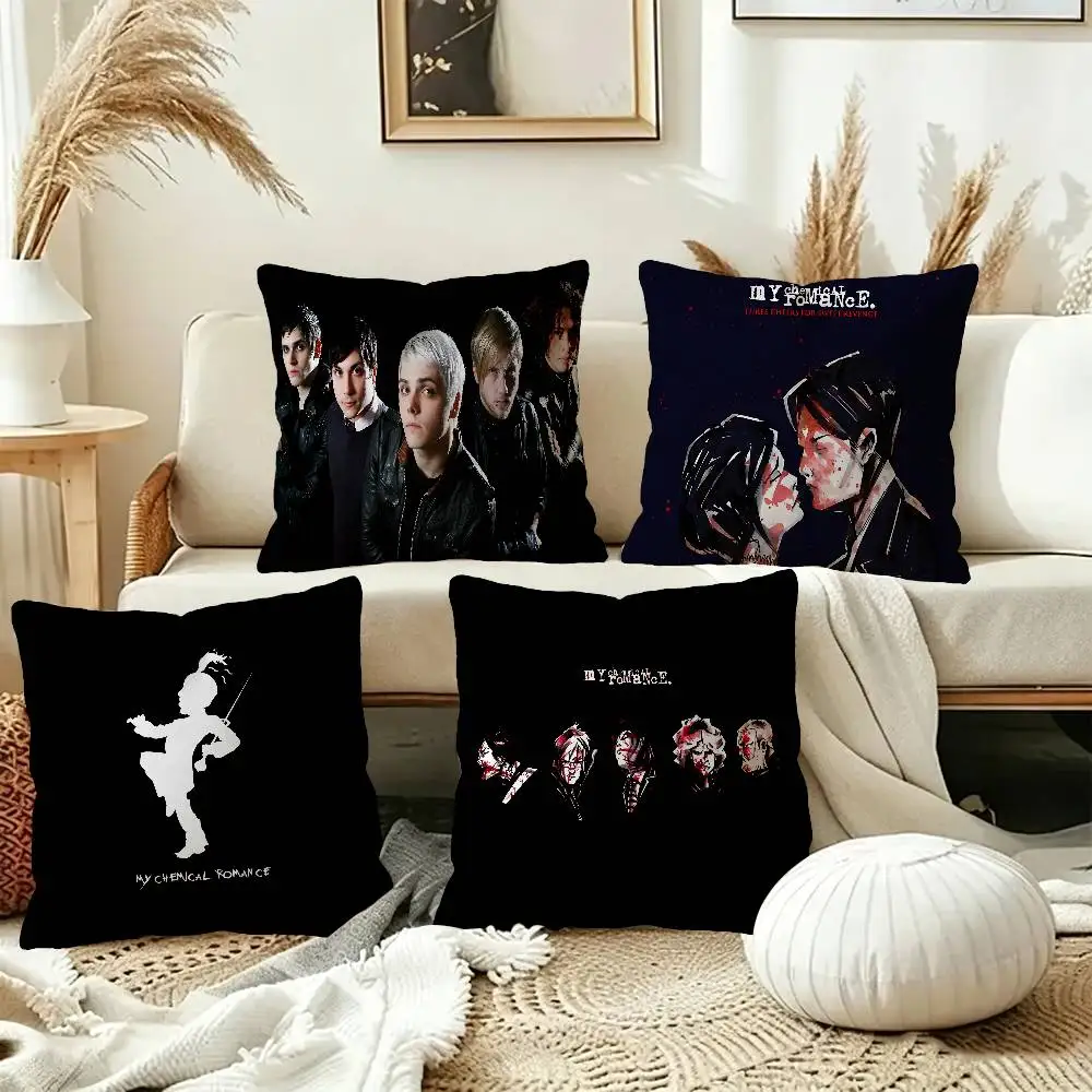 Rock Band My Chemical Romance Cushion Cover Decorative Pillow Sofa Home Decor case pillow cases