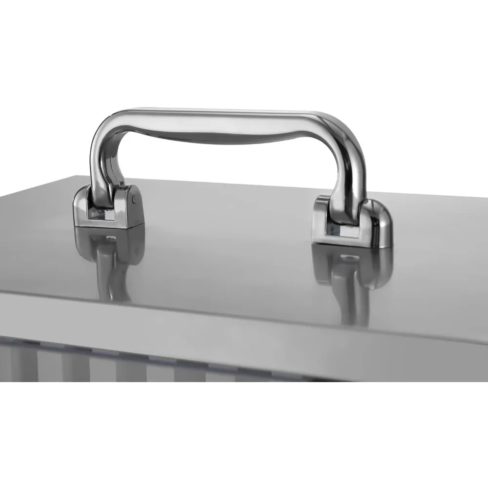 Stainless Steel Cell Phone Locker 36 Slots Cell Phones Storage Cabinet Pocket Chart Storage Locker Box with Lock for Classroom