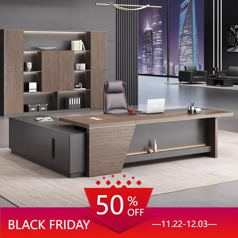 Modern Desk Executive Office Writing Table Room Desks Offer Simple Professional Furniture Workstation Multifunctional Computer