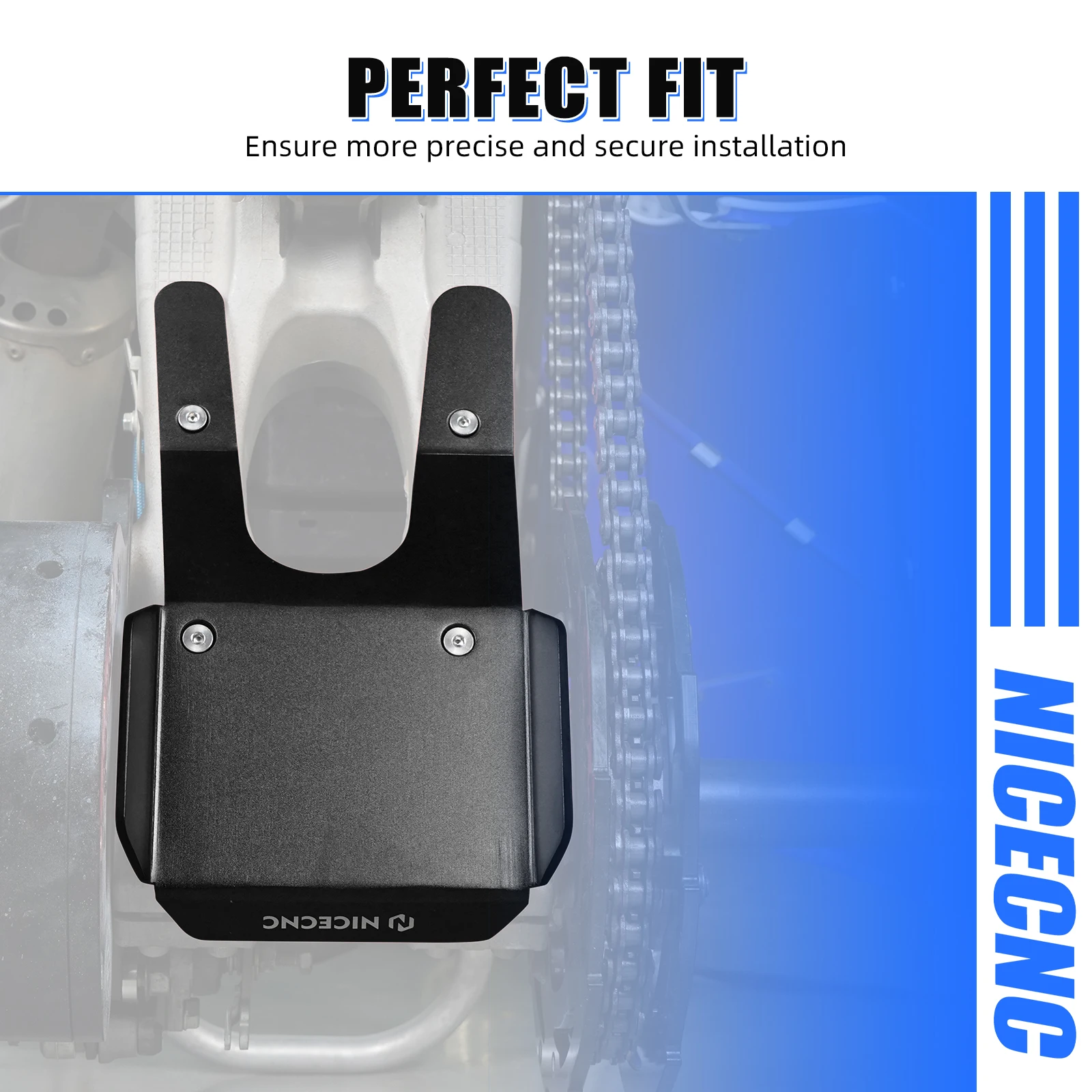 NICECNC YFZ 450R سوينغ الذراع لوحة التزلج الحرس لياماها YFZ450R 2009-2024 YFZ450RSE 2014-2024 YFZ450X 2010-2011 البليت الألومنيوم