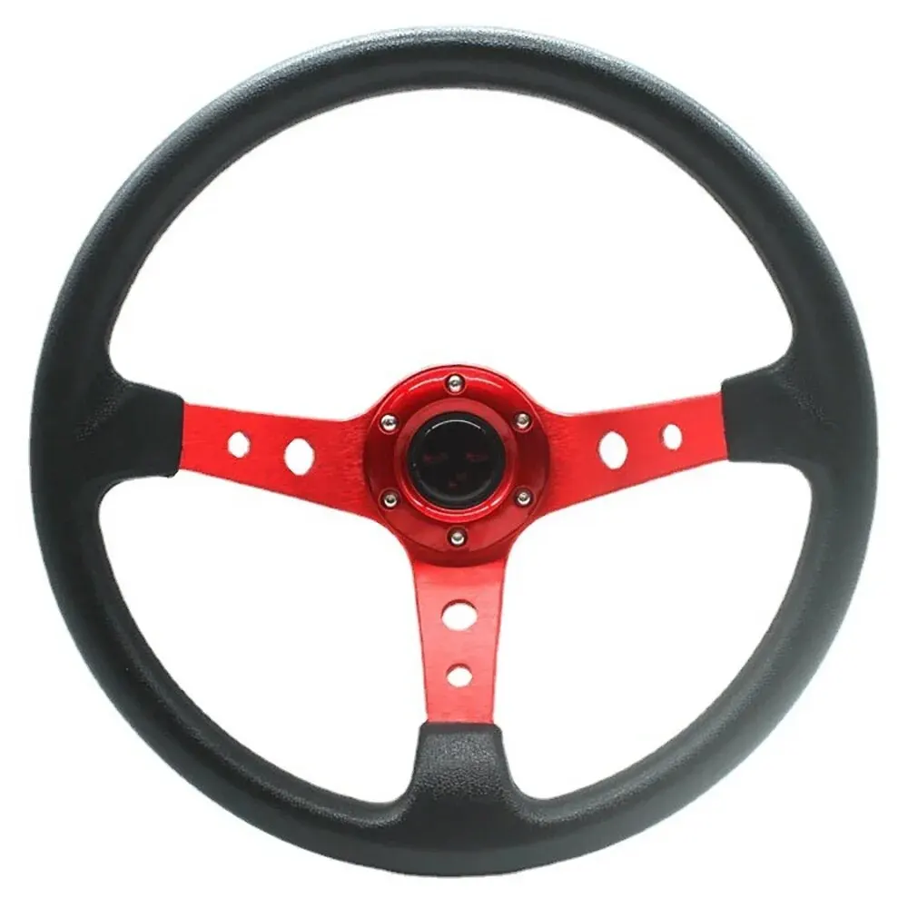 Racing Steering Wheels Universal 14 Inch/350MM Drifting Sport Steering Wheel Car Racing Steering Wheels PU 350MM For VW For BMW