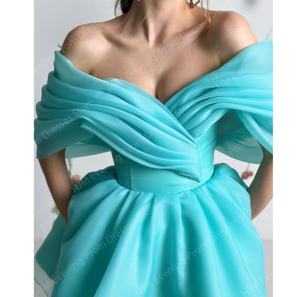 Short Pink Cocktail Dress for Women Off the Shoulder Above Knee Mini Wedding Guest Party Evening Gala Dress for Women 2024