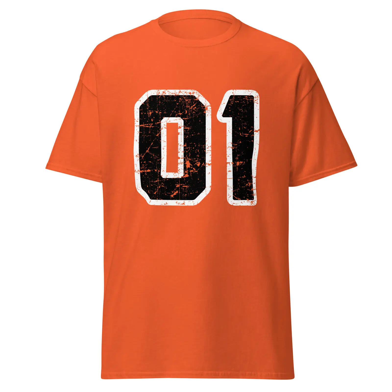 01 General Lee Shirt Retro Orange Funny Dukes Of Hazzard Rebel 70S 80S S-5Xl