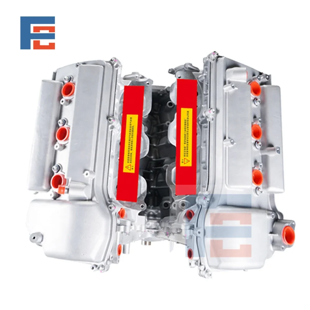 HOT-100% Tested 1GR 1GR-FE Long Block 3955cc Gas Petrol 6 Cylinder Bare Engine For Toyota 4Runner Land Cruiser view 4