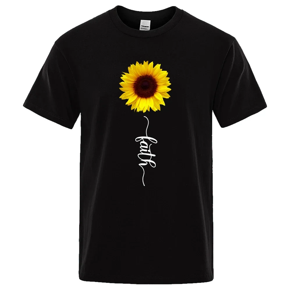 Camiseta con estampado de girasol de La Esperanza para hombre y mujer, ropa de marca de moda, de gran tamaño, de manga Regular