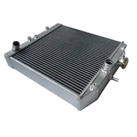 Radiador de aluminio de carreras de 3 filas de alto rendimiento, 60mm, para Honda Civic EK EG DEl Sol Manual D15 D16 para CIVIC EK3 B16 B18 K8 92-98