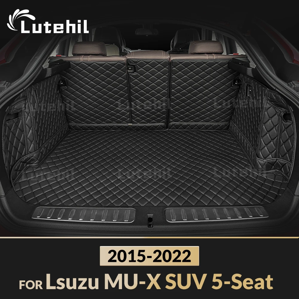 

Для Lsuzu MU-X SUV 5-Seat 2015-2022 Авто Полное покрытие Коврик в багажник Lutehil Автомобильный чехол для багажника Pad Внутренние аксессуары