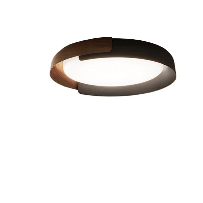 

Full spectrum eye protection bedroom light, Japanese ceiling light, log wabi-sabi