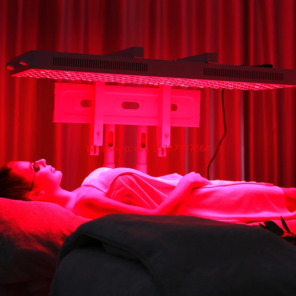 

Home Use 1500W Red Light Therapy Panel 300pcs Dual Chips for Full Body SPA Pain Relief 7 Wavelength Blue+Red+NIR Mode