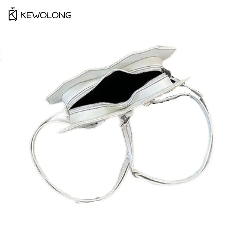 กระเป๋าสะพายไหล่ทรงค้างคาวสไตล์โกธิค วินเทจ สไตล์ฝรั่งเศส ความงามแบบดาร์ก กระเป๋าสะพายข้างสำหรับผู้หญิง