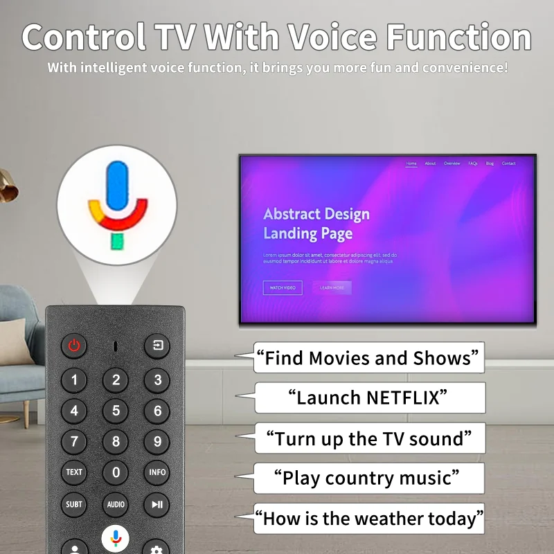 RC-G01M RCG01M Voice Remote Control For SANSUI/Caixun/Thomson RC-G01M Bluetooth Models