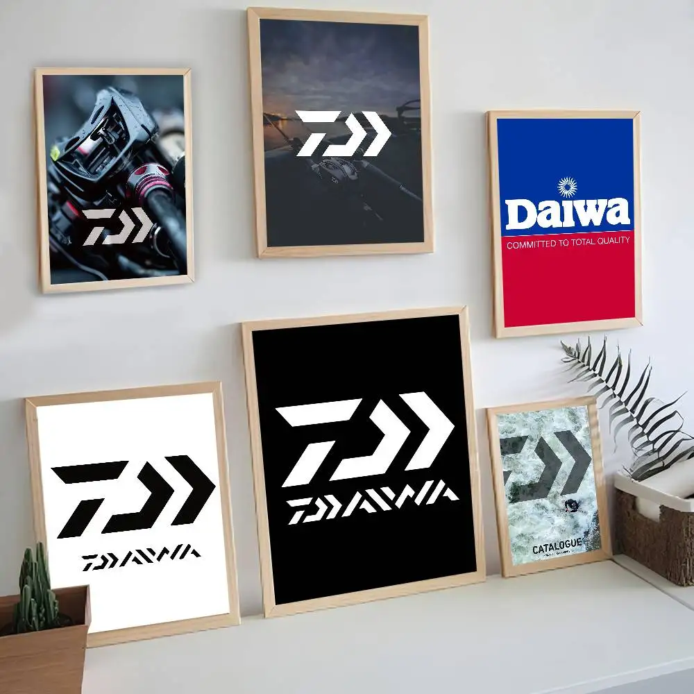 Fishing Tackle Brand D-Daiwa Classic Movie Posters HD Quality Poster Wall Art Painting Study Nordic Home Decor