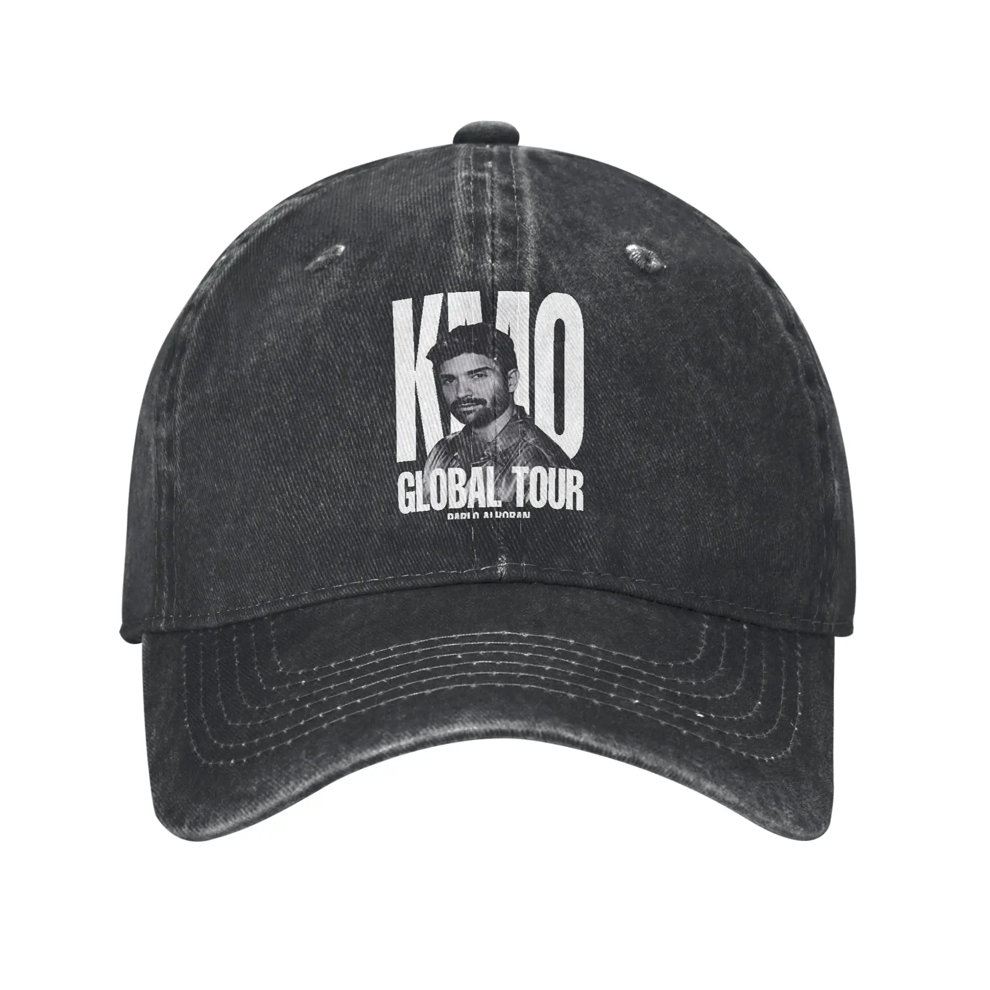 Pablo Alborán Global Tour Kmo Sun Baseball Cap  y2k Retro Female Male Washed Trucker Hat Outdoor Gym Baseball Caps Gift